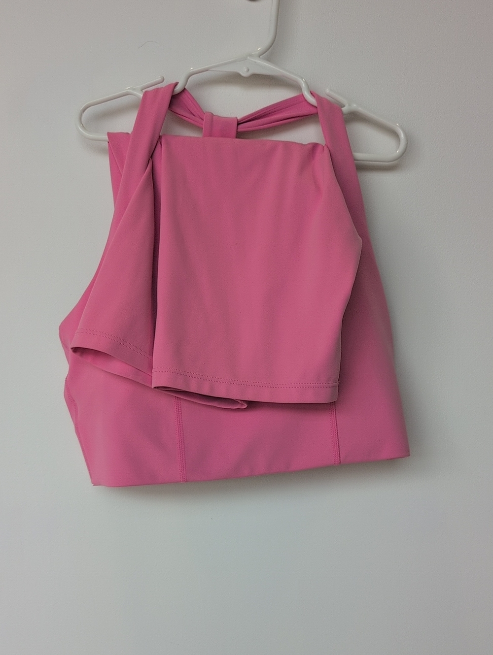 Women's Pink Sports Bra And Shorts